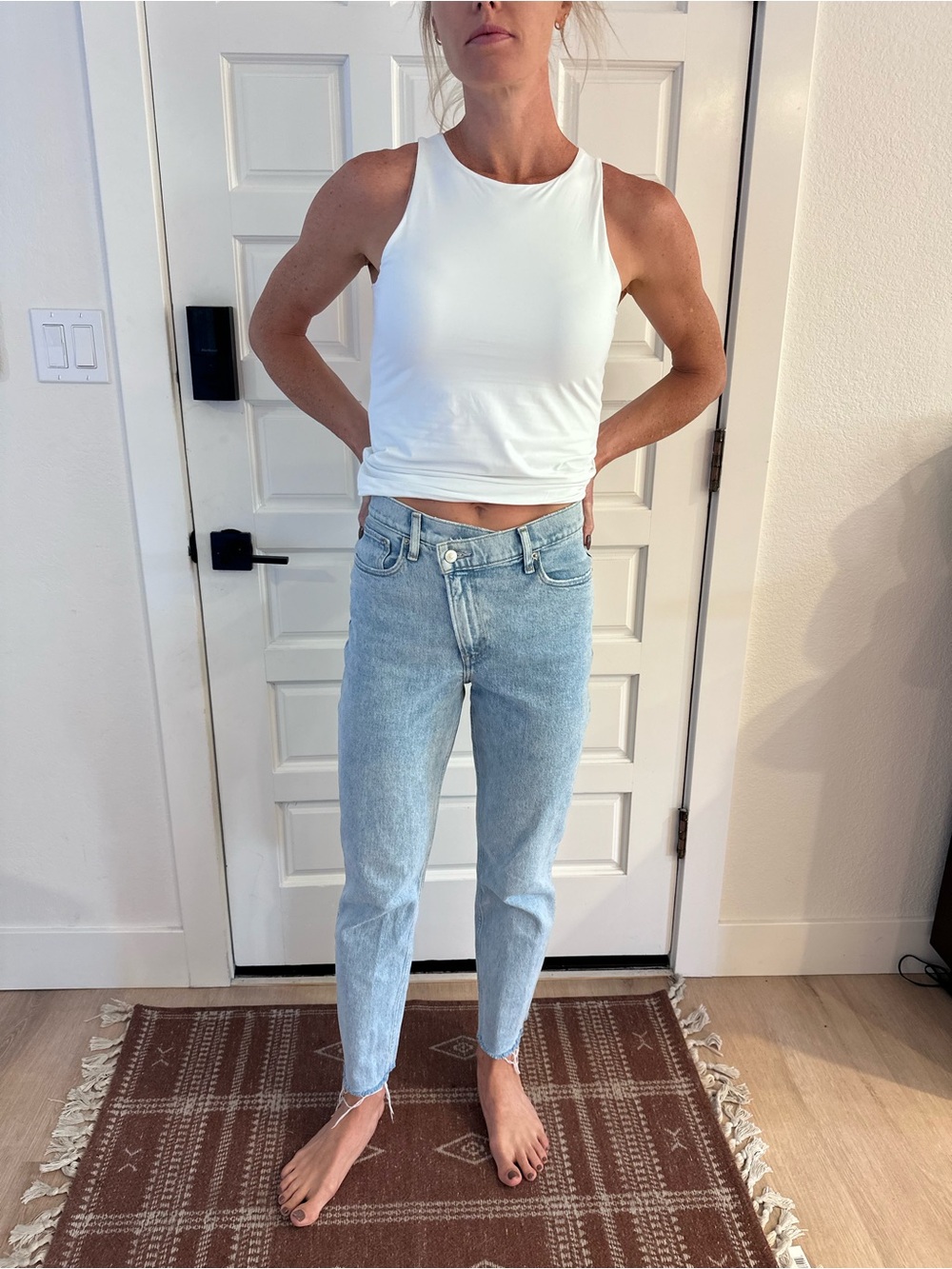Abercrombie & Fitch Light Wash Straight Leg Jeans